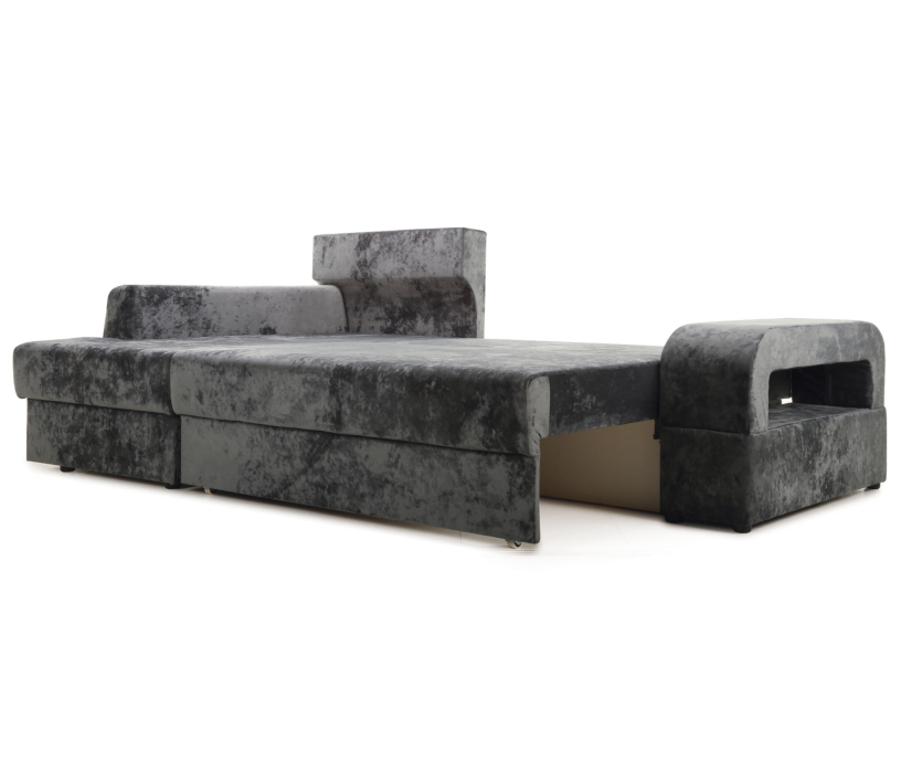 Диваны угловые в гостиную, Угловой диван Марго 1 (левый), велюр