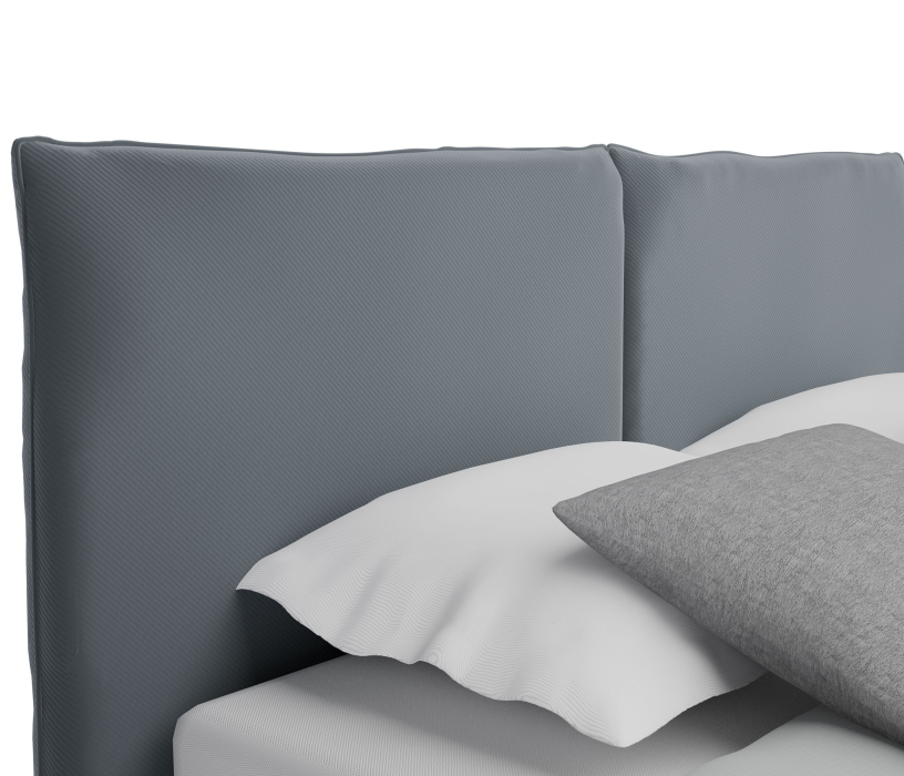 Кровати 160 см, Кровать  Виченца (160 х 200), велюр