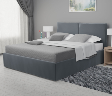 Кровати 160 см, Кровать  Виченца (160 х 200), велюр