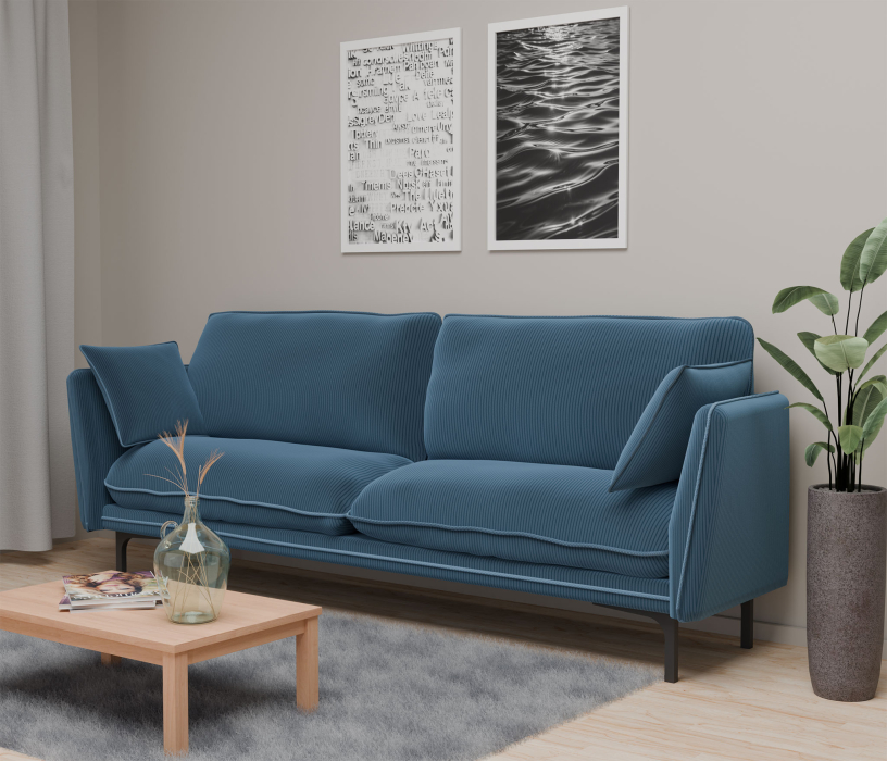 Диваны прямые, Диван Сиеста, велюр