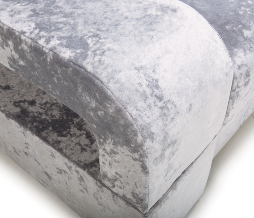 Диваны угловые в гостиную, Угловой диван Марго 1 (правый), велюр