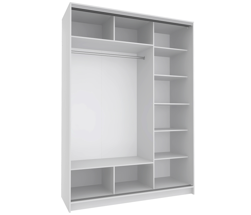 Прямые, Байкал-4 Шкаф-купе 3-х дв. 1730