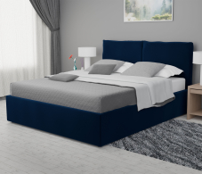 Кровати 160 см, Кровать  Виченца (160 х 200), велюр