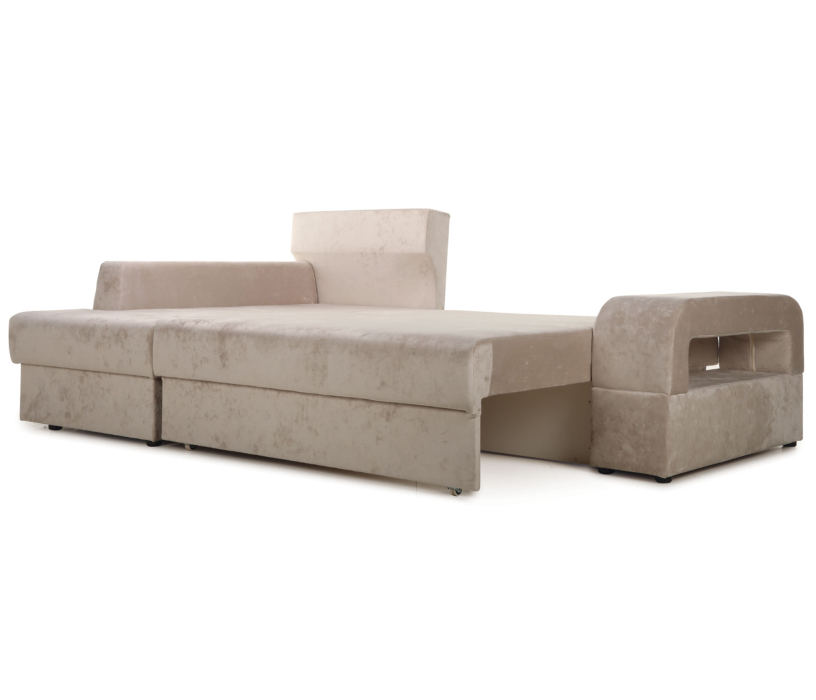 Диваны угловые в гостиную, Угловой диван Марго 1 (левый), велюр