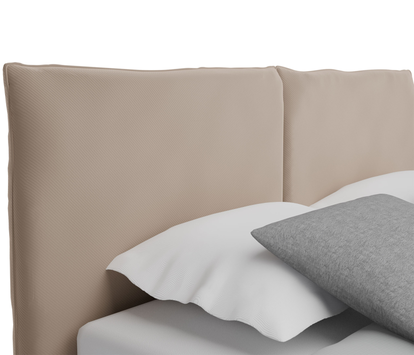 Кровати 160 см, Кровать  Виченца (160 х 200), велюр