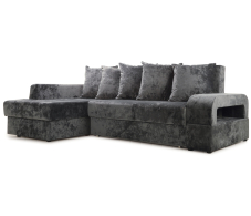 Диваны угловые в гостиную, Угловой диван Марго 1 (левый), велюр
